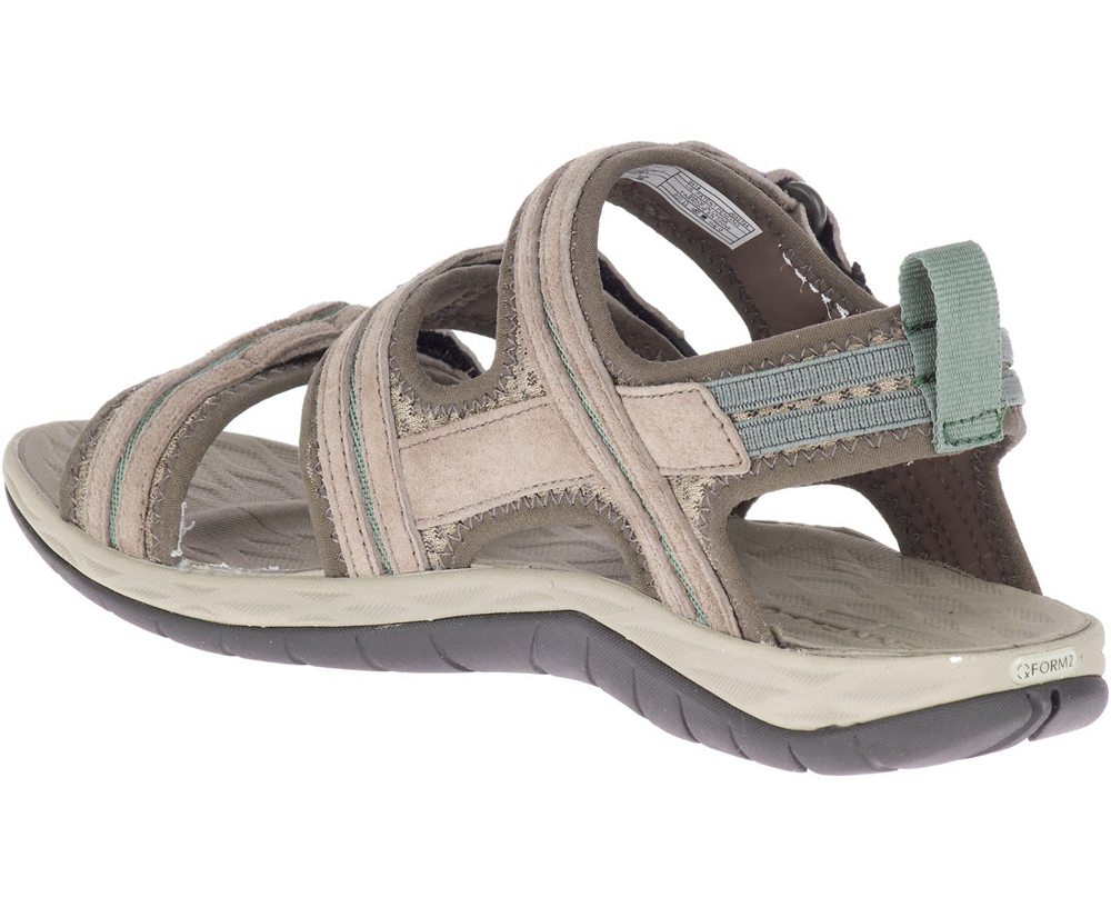 Sandały Merrell Damskie Szare - Siren 2 Strap - 638042-DLX